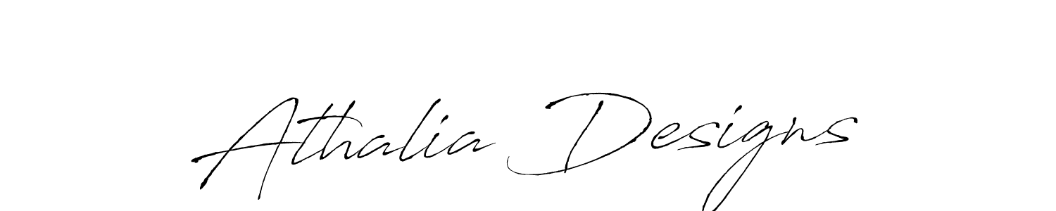 This is the best signature style for the Athalia Designs name. Also you like these signature font (Antro_Vectra). Mix name signature. Athalia Designs signature style 6 images and pictures png