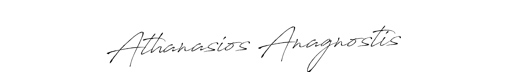 How to make Athanasios Anagnostis name signature. Use Antro_Vectra style for creating short signs online. This is the latest handwritten sign. Athanasios Anagnostis signature style 6 images and pictures png