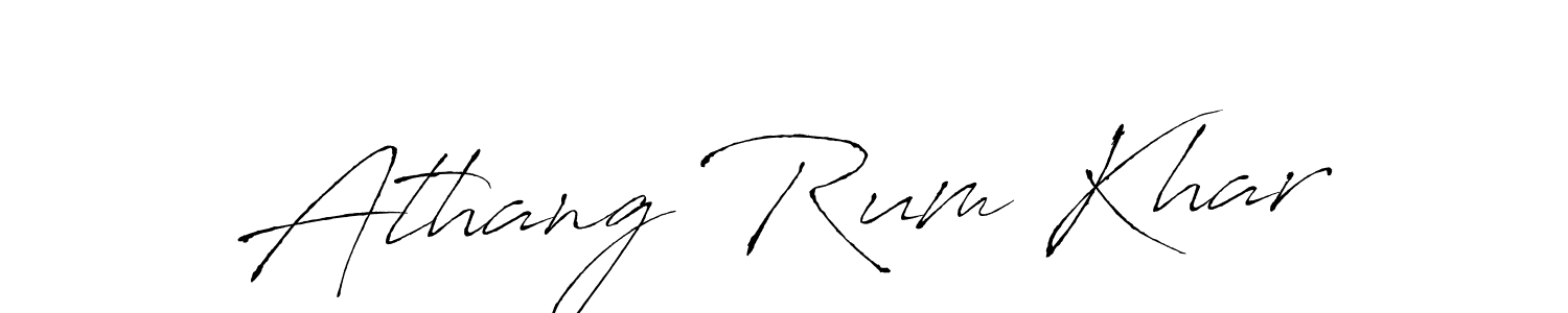 Also You can easily find your signature by using the search form. We will create Athang Rum Khar name handwritten signature images for you free of cost using Antro_Vectra sign style. Athang Rum Khar signature style 6 images and pictures png
