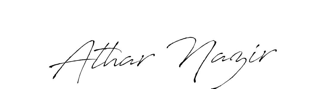 Also You can easily find your signature by using the search form. We will create Athar Nazir name handwritten signature images for you free of cost using Antro_Vectra sign style. Athar Nazir signature style 6 images and pictures png