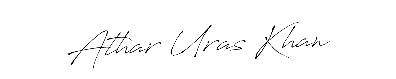 Similarly Antro_Vectra is the best handwritten signature design. Signature creator online .You can use it as an online autograph creator for name Athar Uras Khan. Athar Uras Khan signature style 6 images and pictures png