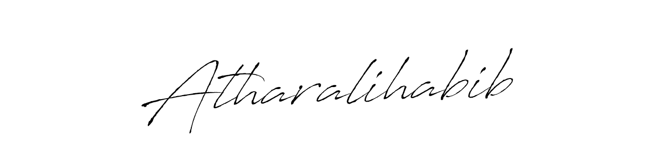 How to make Atharalihabib signature? Antro_Vectra is a professional autograph style. Create handwritten signature for Atharalihabib name. Atharalihabib signature style 6 images and pictures png