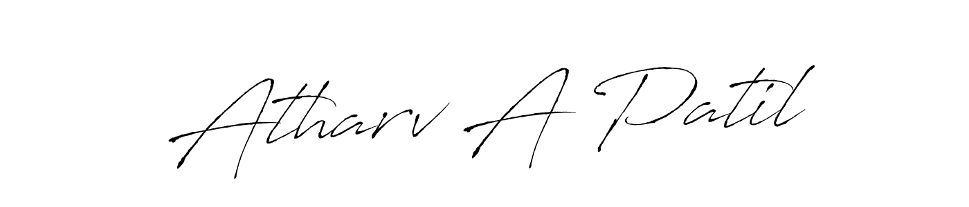 Antro_Vectra is a professional signature style that is perfect for those who want to add a touch of class to their signature. It is also a great choice for those who want to make their signature more unique. Get Atharv A Patil name to fancy signature for free. Atharv A Patil signature style 6 images and pictures png