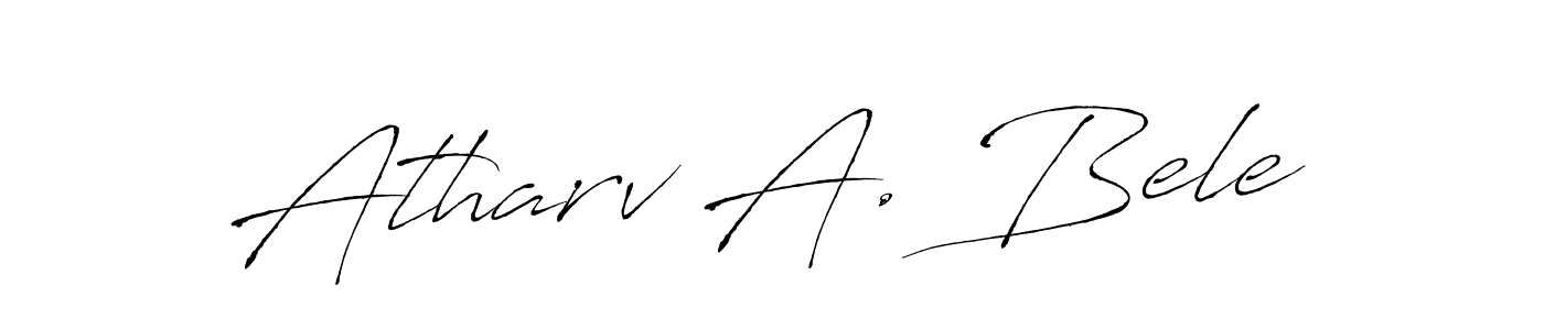 Make a beautiful signature design for name Atharv A. Bele. Use this online signature maker to create a handwritten signature for free. Atharv A. Bele signature style 6 images and pictures png