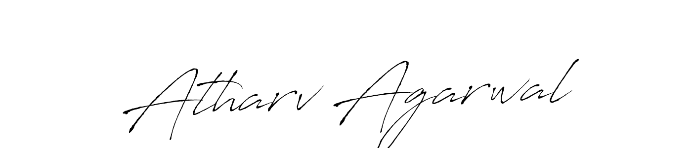 Create a beautiful signature design for name Atharv Agarwal. With this signature (Antro_Vectra) fonts, you can make a handwritten signature for free. Atharv Agarwal signature style 6 images and pictures png