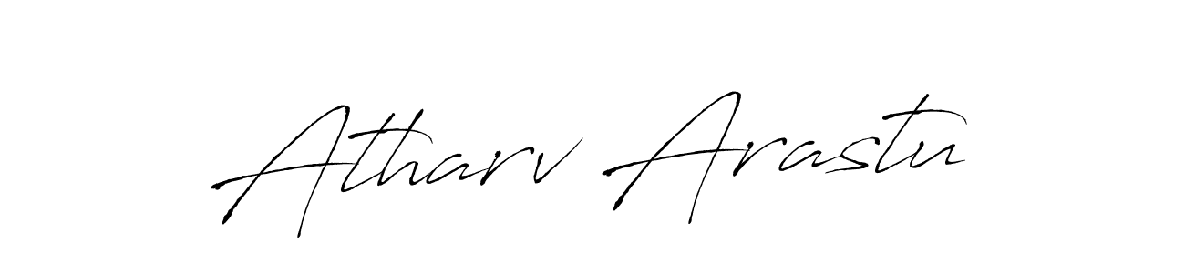 Atharv Arastu stylish signature style. Best Handwritten Sign (Antro_Vectra) for my name. Handwritten Signature Collection Ideas for my name Atharv Arastu. Atharv Arastu signature style 6 images and pictures png