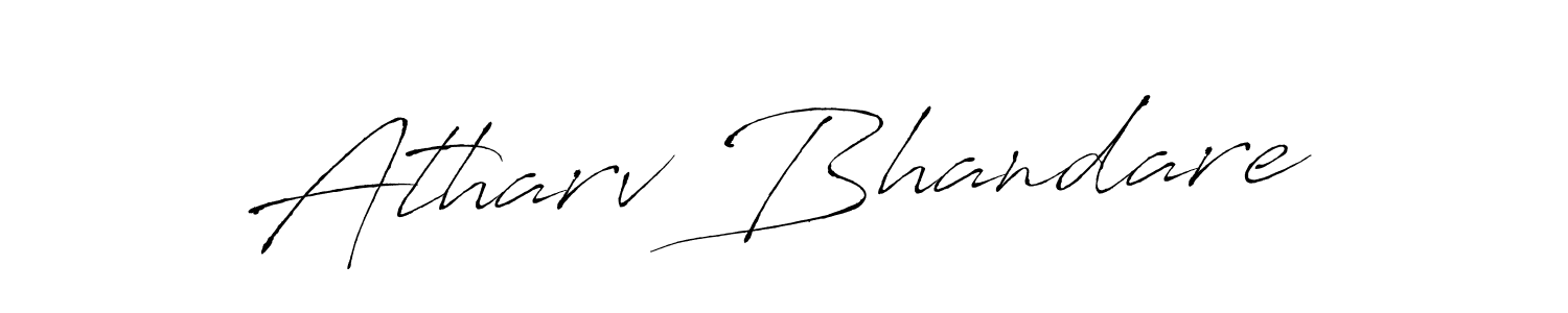 Atharv Bhandare stylish signature style. Best Handwritten Sign (Antro_Vectra) for my name. Handwritten Signature Collection Ideas for my name Atharv Bhandare. Atharv Bhandare signature style 6 images and pictures png