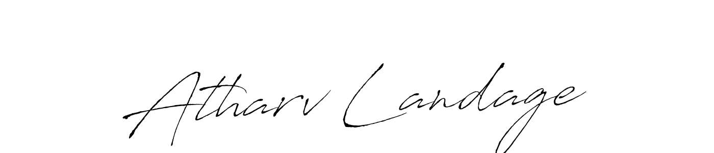 Here are the top 10 professional signature styles for the name Atharv Landage. These are the best autograph styles you can use for your name. Atharv Landage signature style 6 images and pictures png