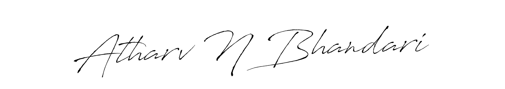 How to Draw Atharv N Bhandari signature style? Antro_Vectra is a latest design signature styles for name Atharv N Bhandari. Atharv N Bhandari signature style 6 images and pictures png