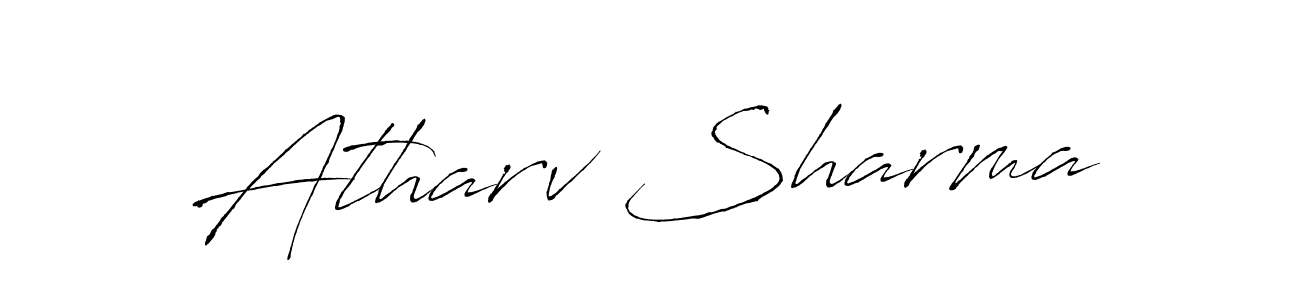 Also You can easily find your signature by using the search form. We will create Atharv Sharma name handwritten signature images for you free of cost using Antro_Vectra sign style. Atharv Sharma signature style 6 images and pictures png