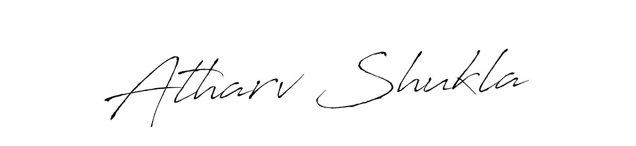 This is the best signature style for the Atharv Shukla name. Also you like these signature font (Antro_Vectra). Mix name signature. Atharv Shukla signature style 6 images and pictures png