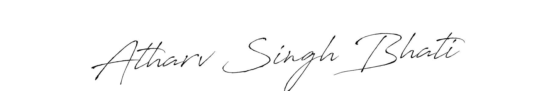 Use a signature maker to create a handwritten signature online. With this signature software, you can design (Antro_Vectra) your own signature for name Atharv Singh Bhati. Atharv Singh Bhati signature style 6 images and pictures png