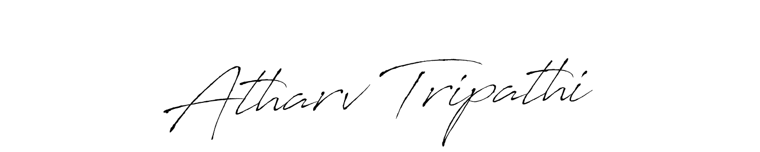 How to make Atharv Tripathi signature? Antro_Vectra is a professional autograph style. Create handwritten signature for Atharv Tripathi name. Atharv Tripathi signature style 6 images and pictures png