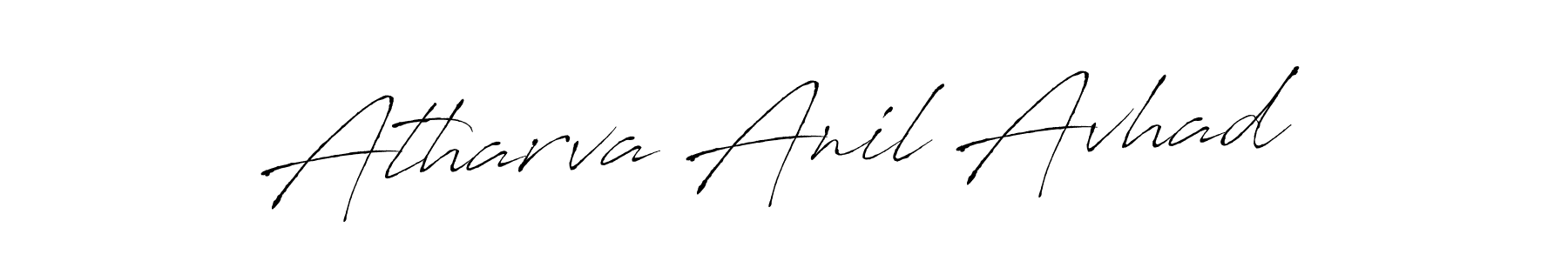 How to make Atharva Anil Avhad signature? Antro_Vectra is a professional autograph style. Create handwritten signature for Atharva Anil Avhad name. Atharva Anil Avhad signature style 6 images and pictures png