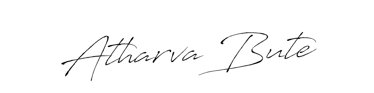 How to Draw Atharva Bute signature style? Antro_Vectra is a latest design signature styles for name Atharva Bute. Atharva Bute signature style 6 images and pictures png