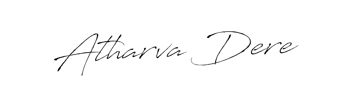 You should practise on your own different ways (Antro_Vectra) to write your name (Atharva Dere) in signature. don't let someone else do it for you. Atharva Dere signature style 6 images and pictures png