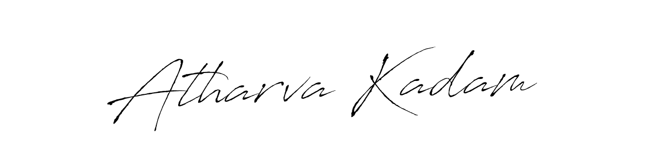 Design your own signature with our free online signature maker. With this signature software, you can create a handwritten (Antro_Vectra) signature for name Atharva Kadam. Atharva Kadam signature style 6 images and pictures png