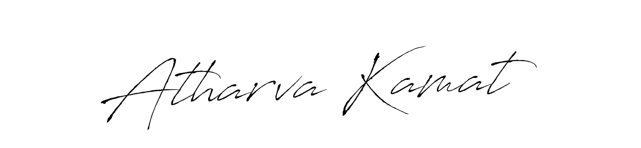 Design your own signature with our free online signature maker. With this signature software, you can create a handwritten (Antro_Vectra) signature for name Atharva Kamat. Atharva Kamat signature style 6 images and pictures png