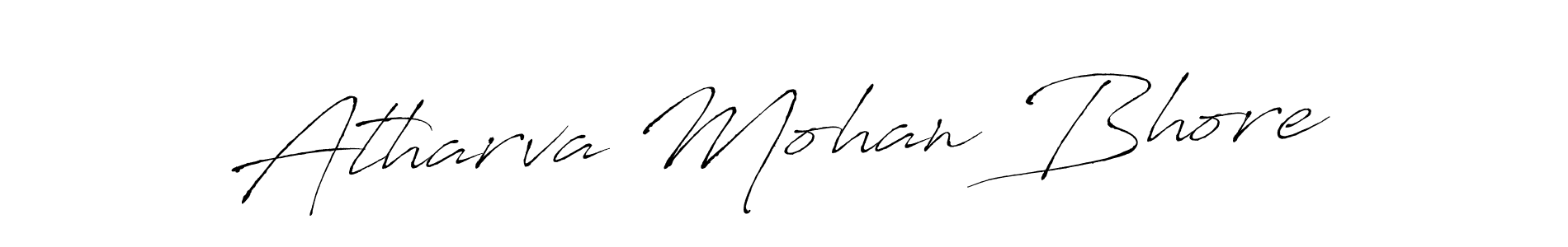 This is the best signature style for the Atharva Mohan Bhore name. Also you like these signature font (Antro_Vectra). Mix name signature. Atharva Mohan Bhore signature style 6 images and pictures png