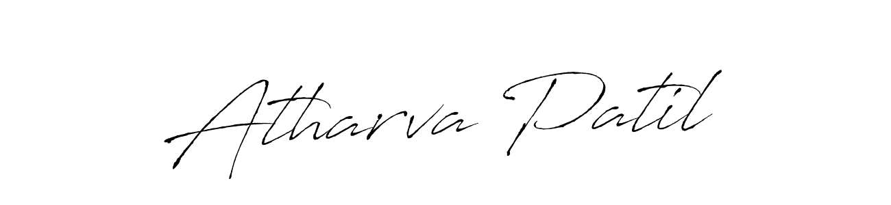 Make a beautiful signature design for name Atharva Patil. With this signature (Antro_Vectra) style, you can create a handwritten signature for free. Atharva Patil signature style 6 images and pictures png