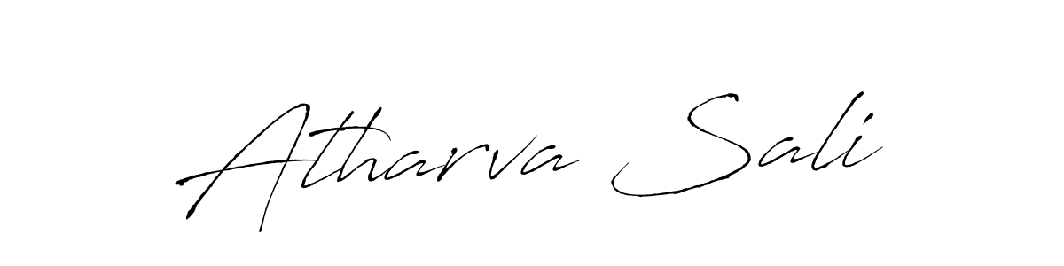 How to make Atharva Sali signature? Antro_Vectra is a professional autograph style. Create handwritten signature for Atharva Sali name. Atharva Sali signature style 6 images and pictures png