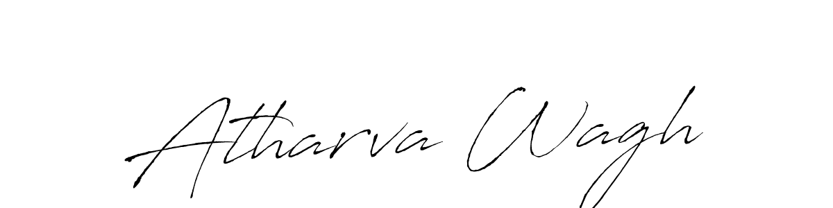 Atharva Wagh stylish signature style. Best Handwritten Sign (Antro_Vectra) for my name. Handwritten Signature Collection Ideas for my name Atharva Wagh. Atharva Wagh signature style 6 images and pictures png