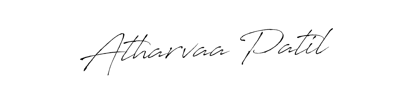 The best way (Antro_Vectra) to make a short signature is to pick only two or three words in your name. The name Atharvaa Patil include a total of six letters. For converting this name. Atharvaa Patil signature style 6 images and pictures png