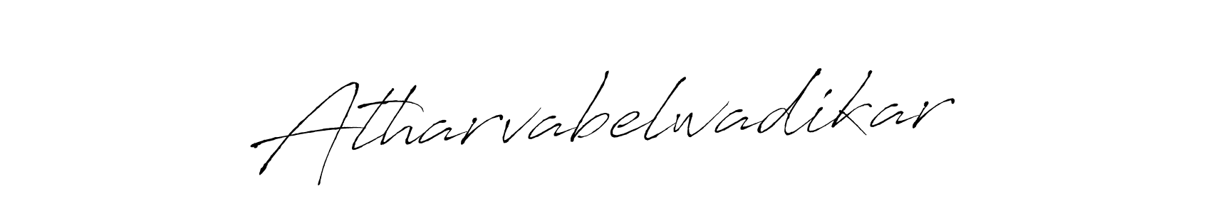 Create a beautiful signature design for name Atharvabelwadikar. With this signature (Antro_Vectra) fonts, you can make a handwritten signature for free. Atharvabelwadikar signature style 6 images and pictures png