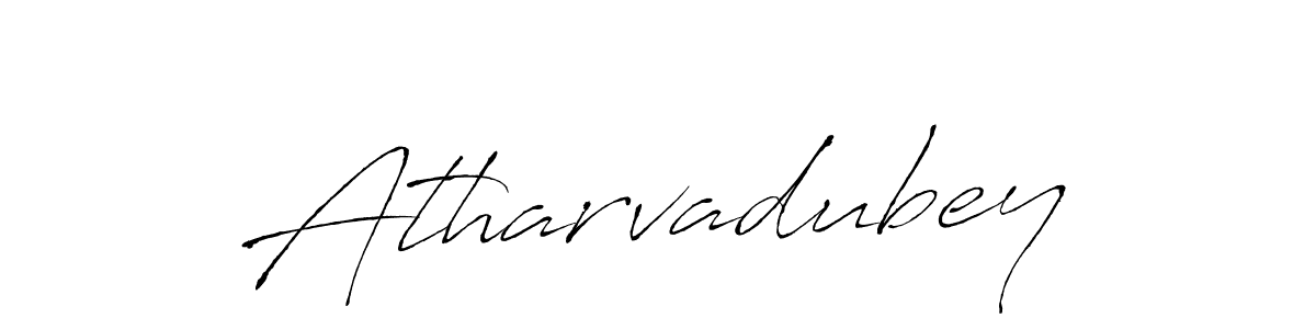 Antro_Vectra is a professional signature style that is perfect for those who want to add a touch of class to their signature. It is also a great choice for those who want to make their signature more unique. Get Atharvadubey name to fancy signature for free. Atharvadubey signature style 6 images and pictures png