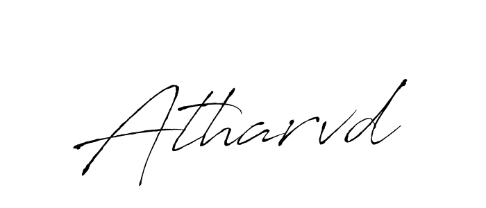 The best way (Antro_Vectra) to make a short signature is to pick only two or three words in your name. The name Atharvd include a total of six letters. For converting this name. Atharvd signature style 6 images and pictures png