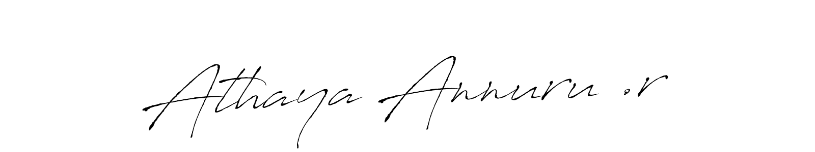 This is the best signature style for the Athaya Annuru .r name. Also you like these signature font (Antro_Vectra). Mix name signature. Athaya Annuru .r signature style 6 images and pictures png