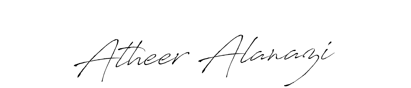 Make a beautiful signature design for name Atheer Alanazi. Use this online signature maker to create a handwritten signature for free. Atheer Alanazi signature style 6 images and pictures png