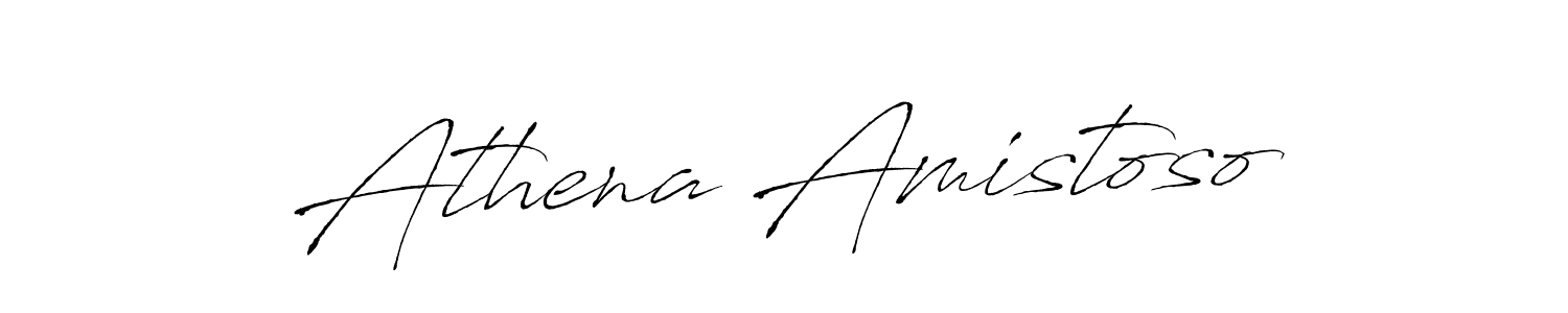 Make a beautiful signature design for name Athena Amistoso. With this signature (Antro_Vectra) style, you can create a handwritten signature for free. Athena Amistoso signature style 6 images and pictures png
