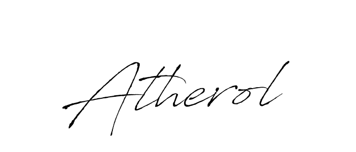Also we have Atherol name is the best signature style. Create professional handwritten signature collection using Antro_Vectra autograph style. Atherol signature style 6 images and pictures png
