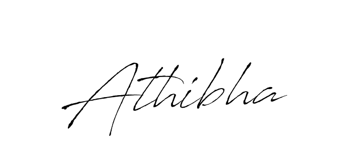 Create a beautiful signature design for name Athibha. With this signature (Antro_Vectra) fonts, you can make a handwritten signature for free. Athibha signature style 6 images and pictures png
