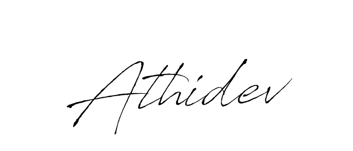 Use a signature maker to create a handwritten signature online. With this signature software, you can design (Antro_Vectra) your own signature for name Athidev. Athidev signature style 6 images and pictures png