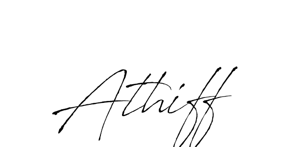 How to make Athiff signature? Antro_Vectra is a professional autograph style. Create handwritten signature for Athiff name. Athiff signature style 6 images and pictures png