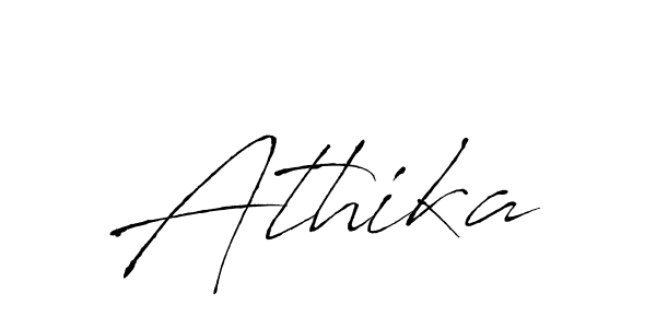Make a beautiful signature design for name Athika. With this signature (Antro_Vectra) style, you can create a handwritten signature for free. Athika signature style 6 images and pictures png