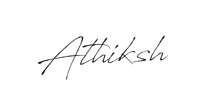 Make a beautiful signature design for name Athiksh. With this signature (Antro_Vectra) style, you can create a handwritten signature for free. Athiksh signature style 6 images and pictures png