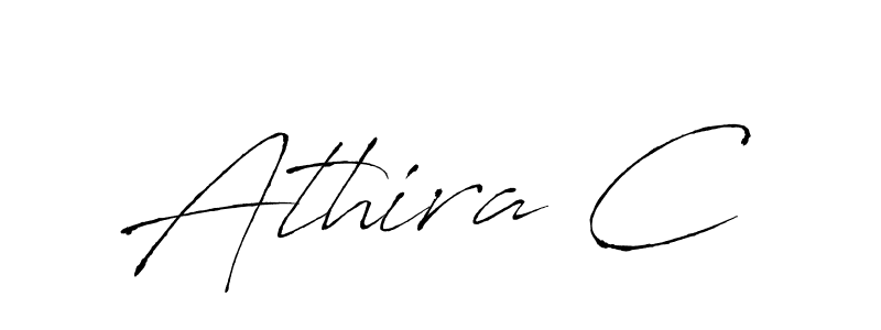 The best way (Antro_Vectra) to make a short signature is to pick only two or three words in your name. The name Athira C include a total of six letters. For converting this name. Athira C signature style 6 images and pictures png