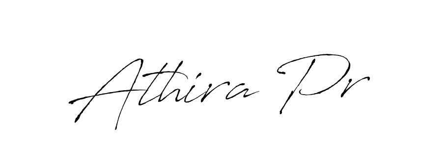 Athira Pr stylish signature style. Best Handwritten Sign (Antro_Vectra) for my name. Handwritten Signature Collection Ideas for my name Athira Pr. Athira Pr signature style 6 images and pictures png