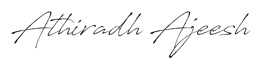 Also we have Athiradh Ajeesh name is the best signature style. Create professional handwritten signature collection using Antro_Vectra autograph style. Athiradh Ajeesh signature style 6 images and pictures png