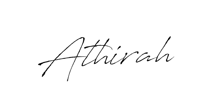 Create a beautiful signature design for name Athirah. With this signature (Antro_Vectra) fonts, you can make a handwritten signature for free. Athirah signature style 6 images and pictures png