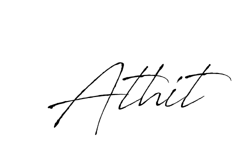 Use a signature maker to create a handwritten signature online. With this signature software, you can design (Antro_Vectra) your own signature for name Athit. Athit signature style 6 images and pictures png