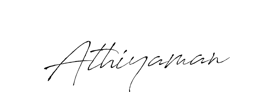 Use a signature maker to create a handwritten signature online. With this signature software, you can design (Antro_Vectra) your own signature for name Athiyaman. Athiyaman signature style 6 images and pictures png