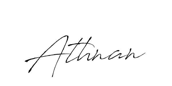 How to make Athnan signature? Antro_Vectra is a professional autograph style. Create handwritten signature for Athnan name. Athnan signature style 6 images and pictures png