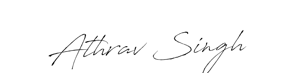 You should practise on your own different ways (Antro_Vectra) to write your name (Athrav Singh) in signature. don't let someone else do it for you. Athrav Singh signature style 6 images and pictures png