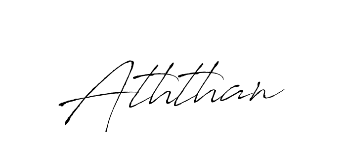 Make a beautiful signature design for name Aththan. With this signature (Antro_Vectra) style, you can create a handwritten signature for free. Aththan signature style 6 images and pictures png