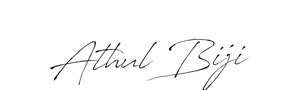 You should practise on your own different ways (Antro_Vectra) to write your name (Athul Biji) in signature. don't let someone else do it for you. Athul Biji signature style 6 images and pictures png