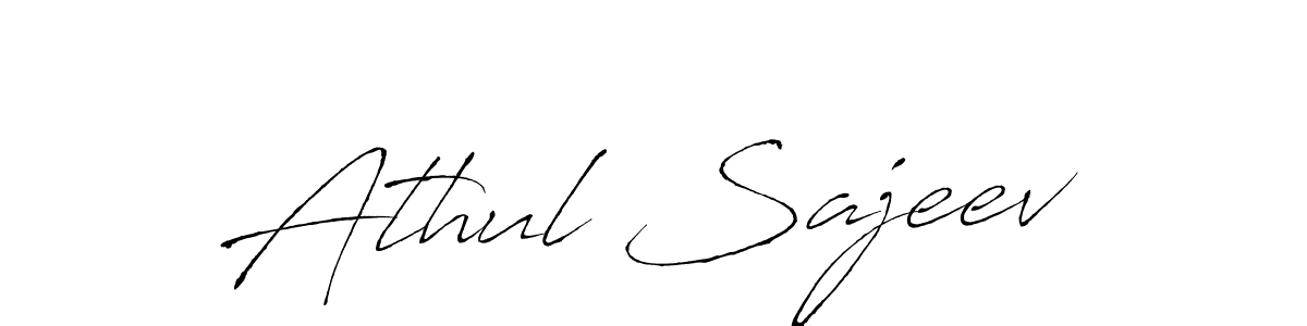 This is the best signature style for the Athul Sajeev name. Also you like these signature font (Antro_Vectra). Mix name signature. Athul Sajeev signature style 6 images and pictures png